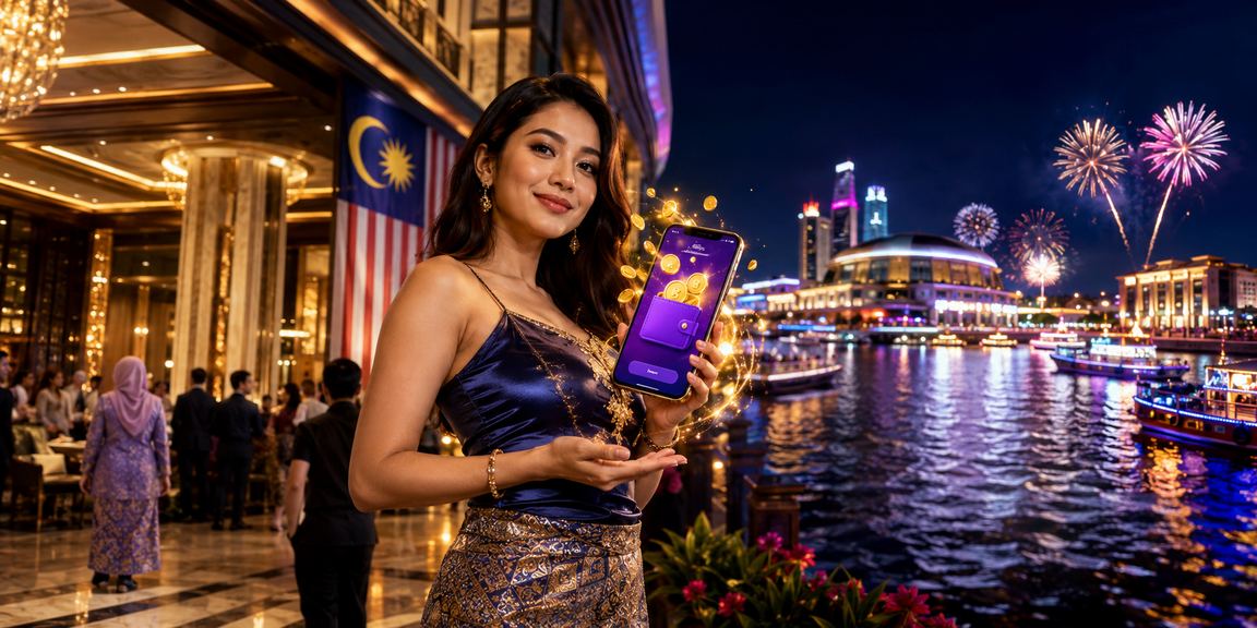 Pengguna Malaysia membuat taruhan sukan langsung melalui platform mywin77 di telefon